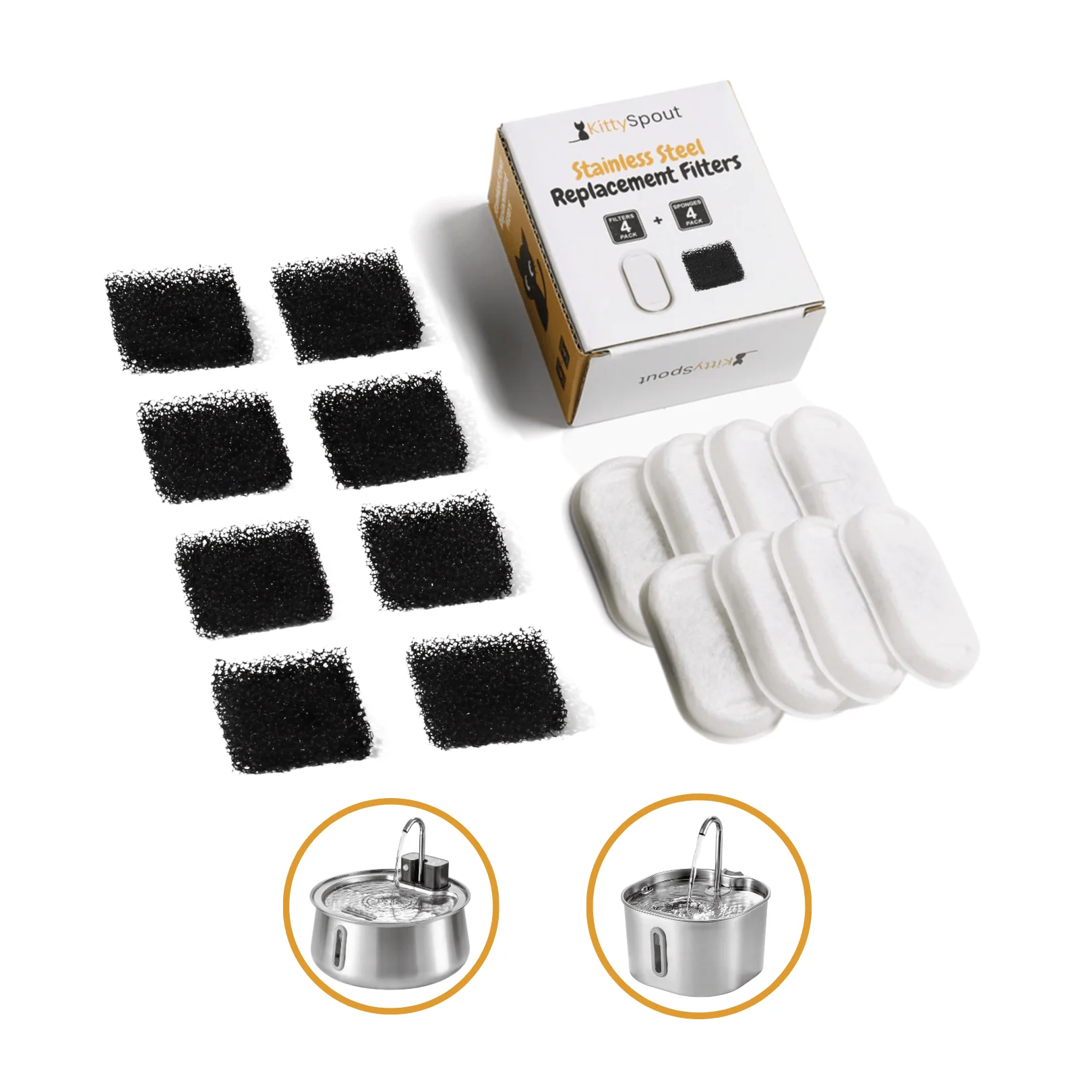 Replacement Filters for Wireless 2.0 and 2.2L Fountains