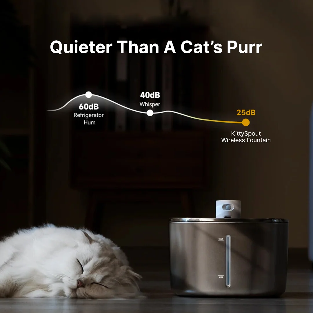 The KittySpout™ Wireless Fountain Original Model