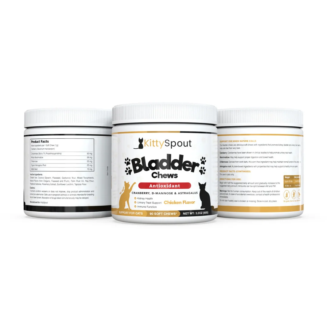 Bladder & Kidney Support Chews with Natural Ingredients for Cats
