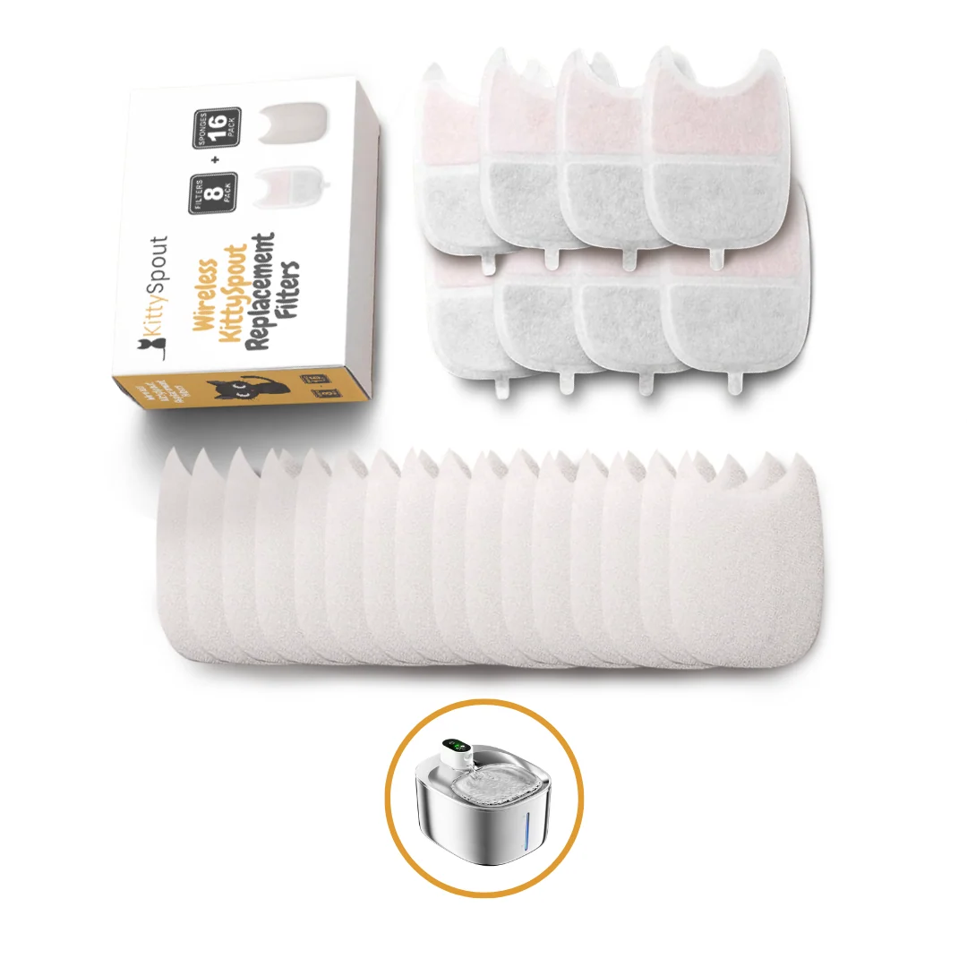 Filtri di ricambio wireless KittySpout con rimozione del 99% delle impurità