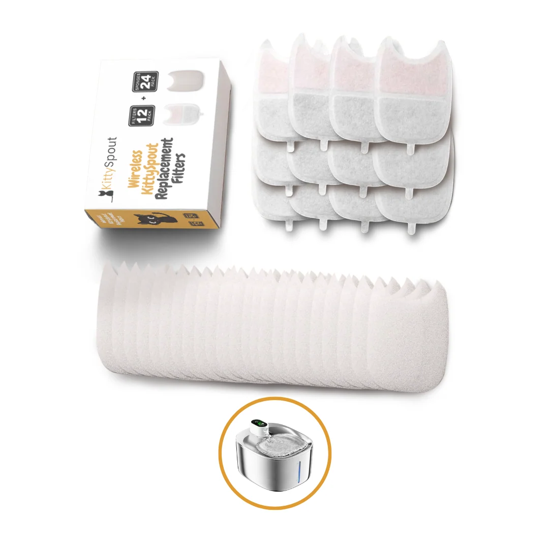 Filtri di ricambio wireless KittySpout con rimozione del 99% delle impurità