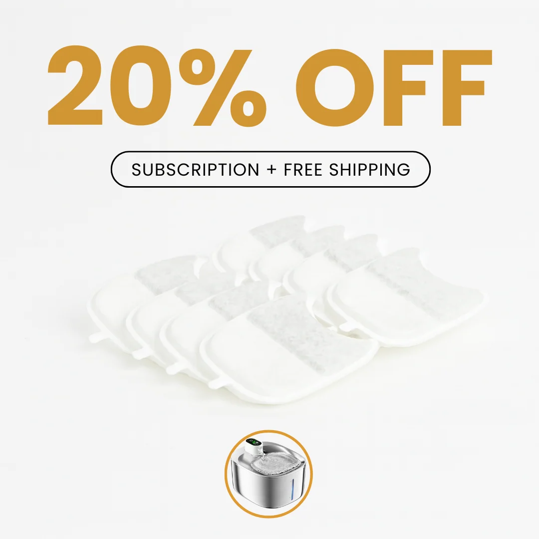 Wireless KittySpout Replacement Filters with 99% Impurity Removal