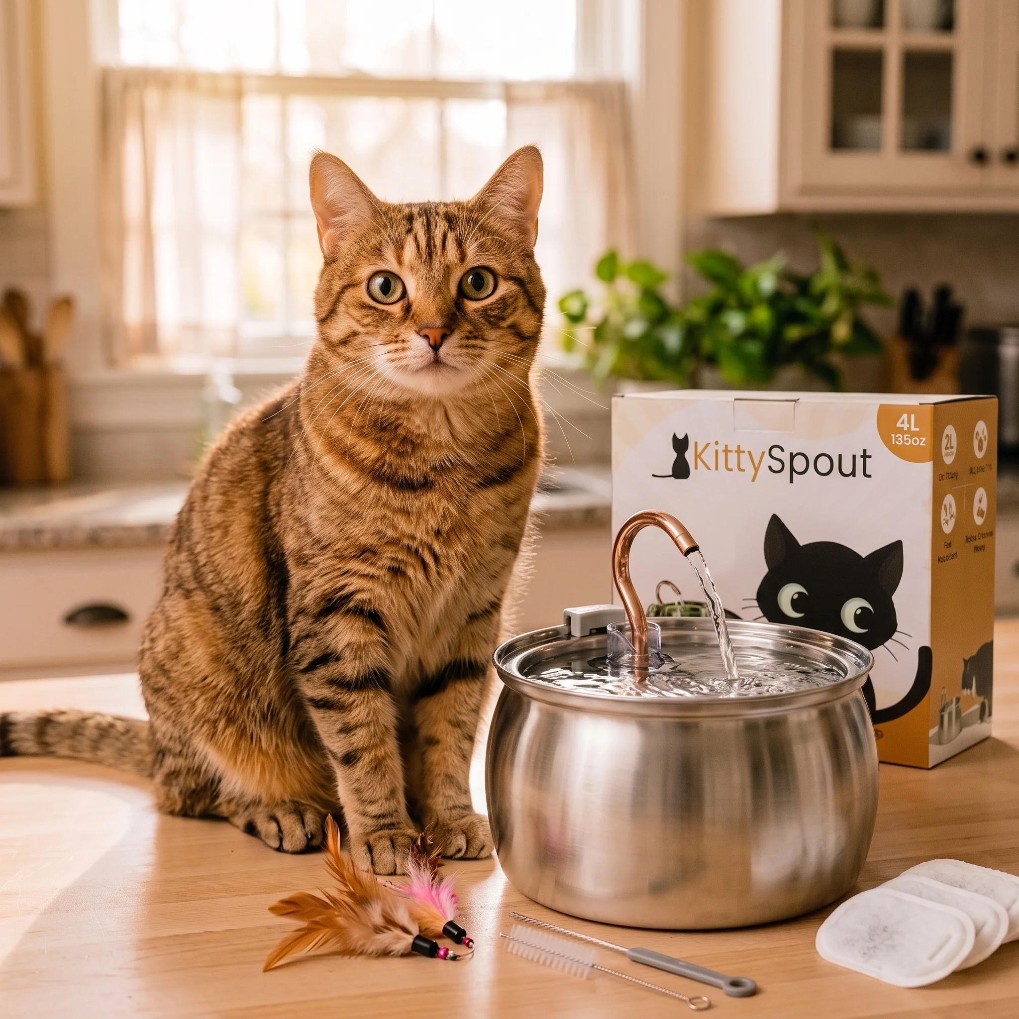 The KittySpout Health and Happiness Cat Kit Bundle
