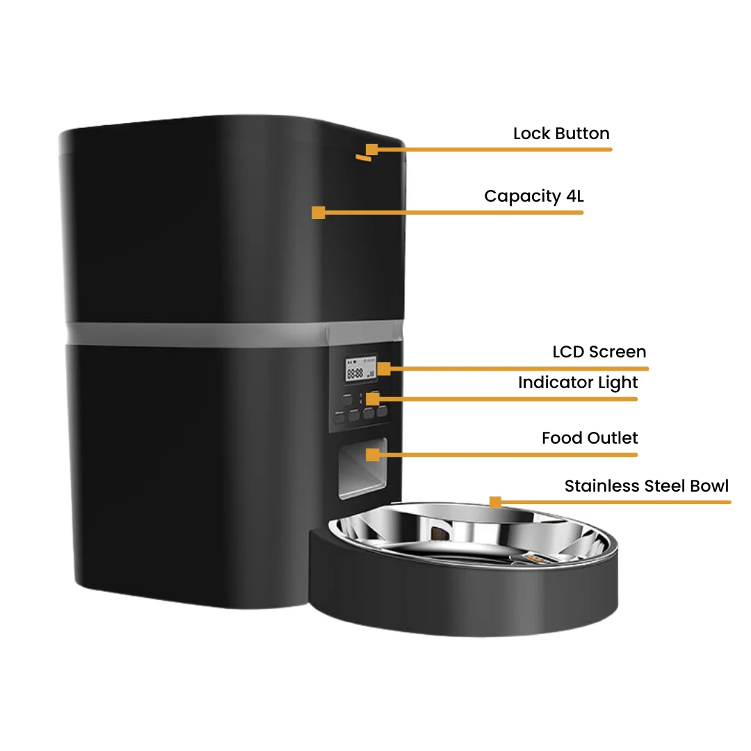 KittyFeeder™ automatisk kattefoderautomat til katte