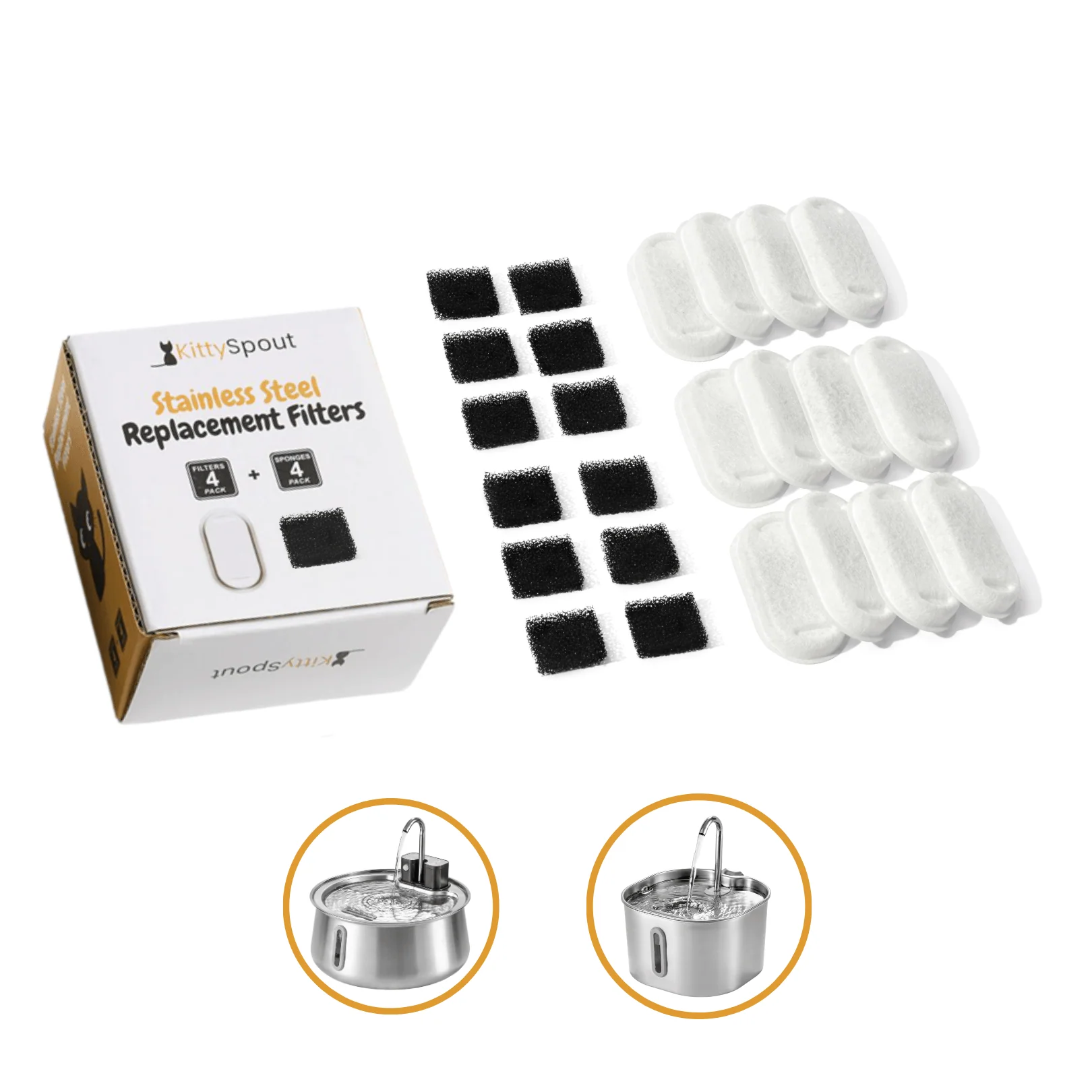 Replacement Filters for Wireless 2.0 and 2.2L Fountains