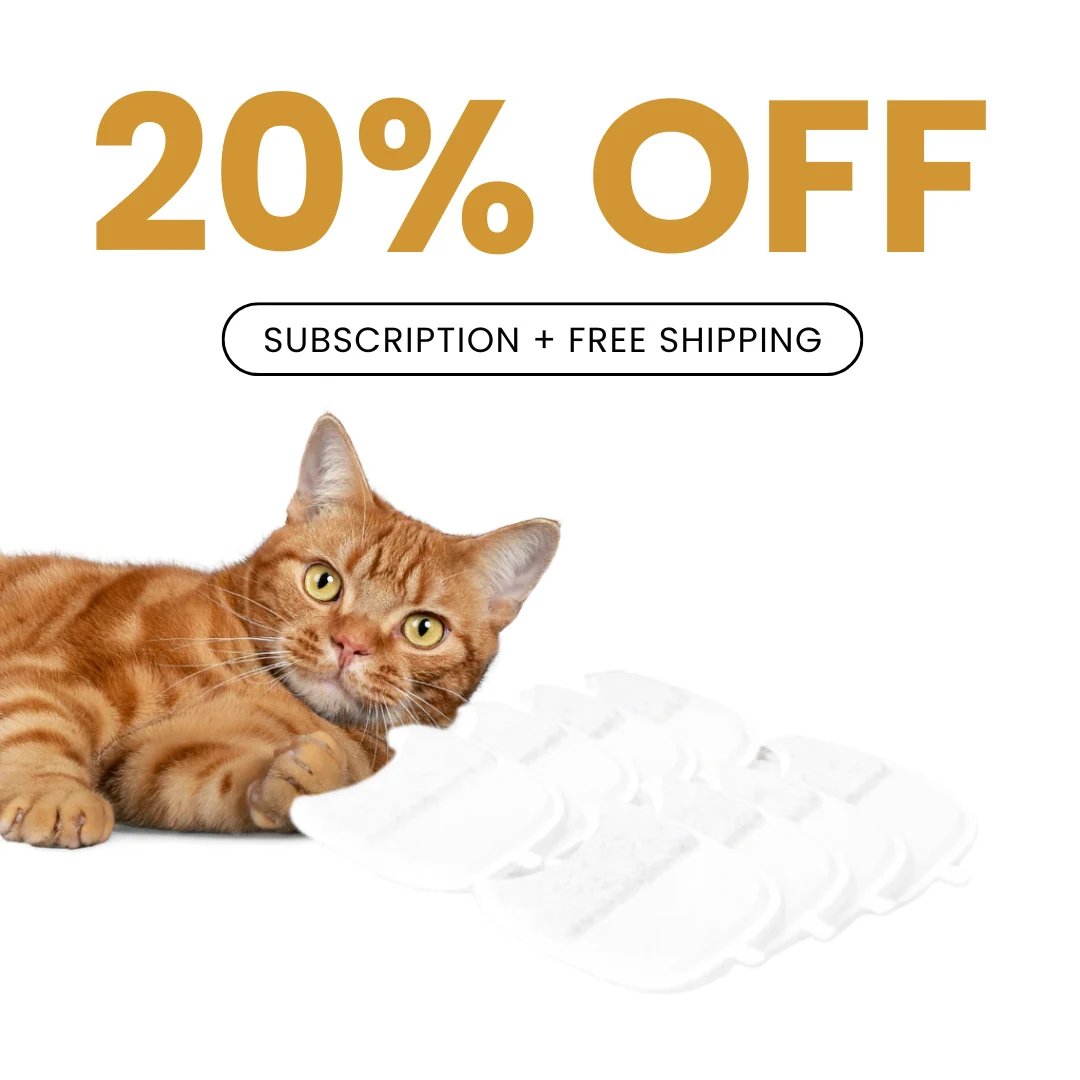 Wireless KittySpout Replacement Filters with 99% Impurity Removal
