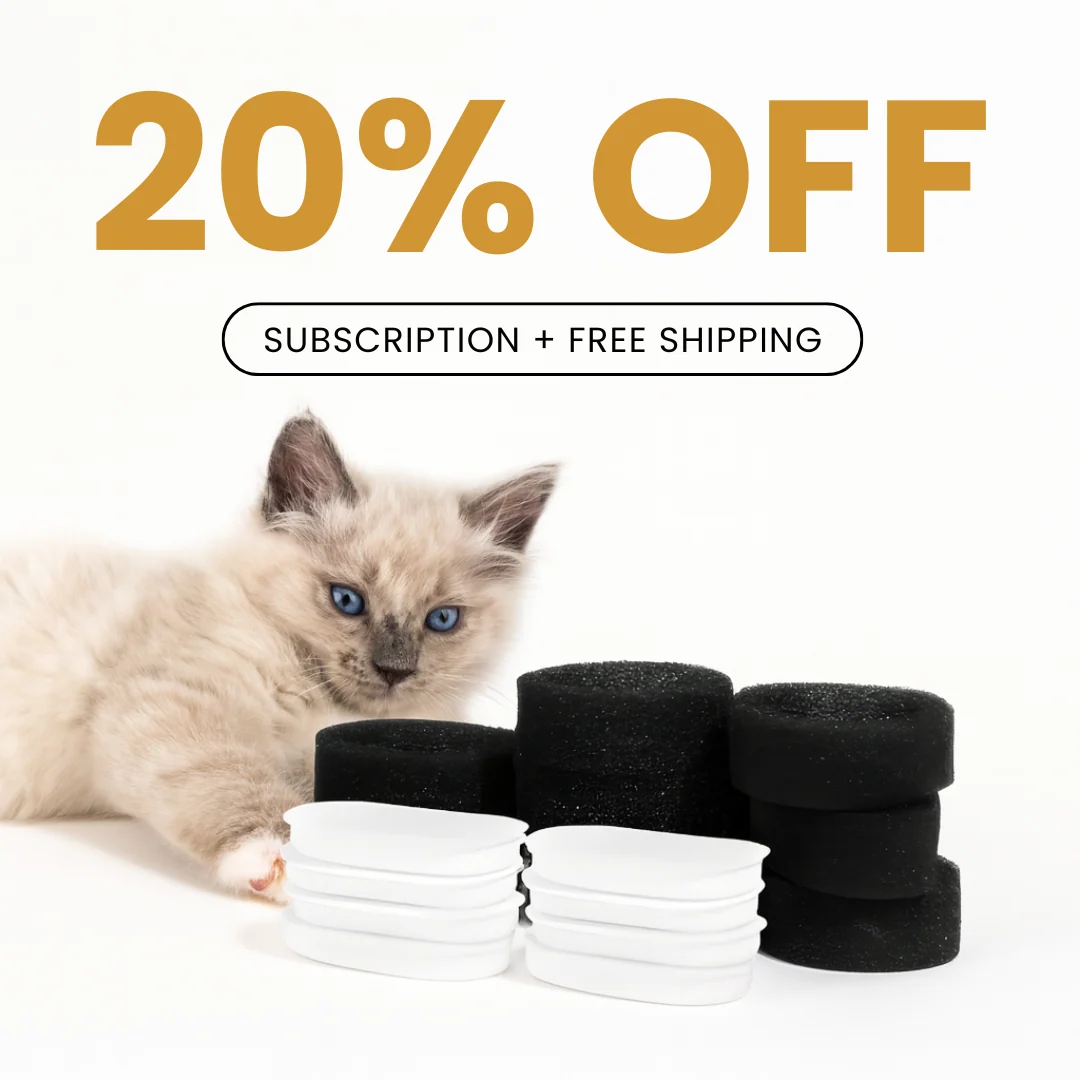 Stainless Steel Replacement Filters for Cleaner Cat Water