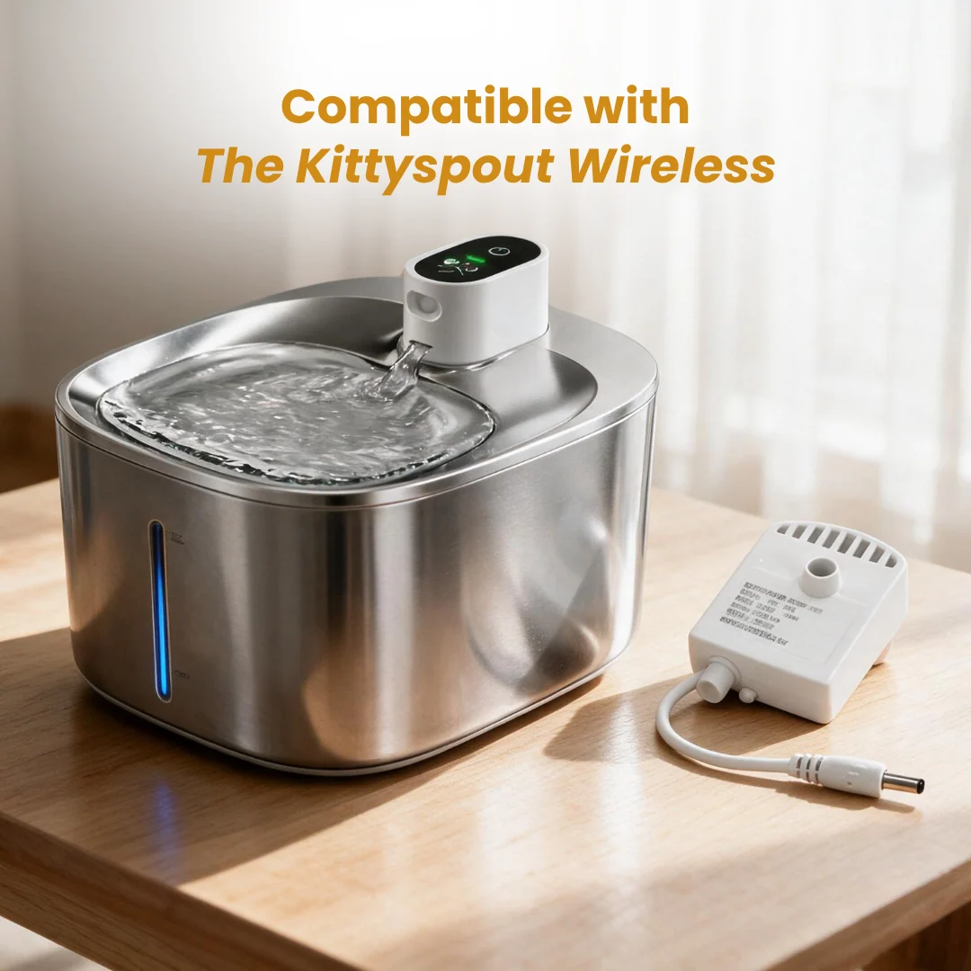 KittySpout Replacement Water Pump for Cat Fountains