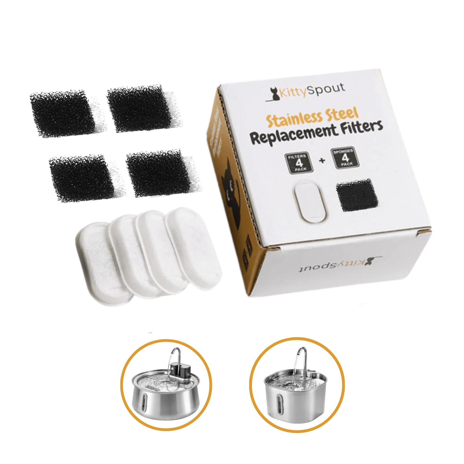 Replacement Filters for Wireless 2.0 and 2.2L Fountains