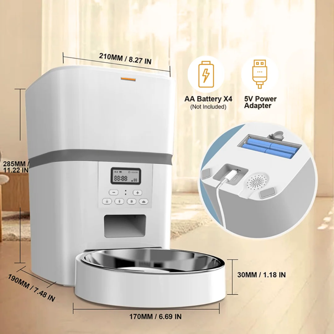 KittyFeeder™ automatisk kattefoderautomat til katte