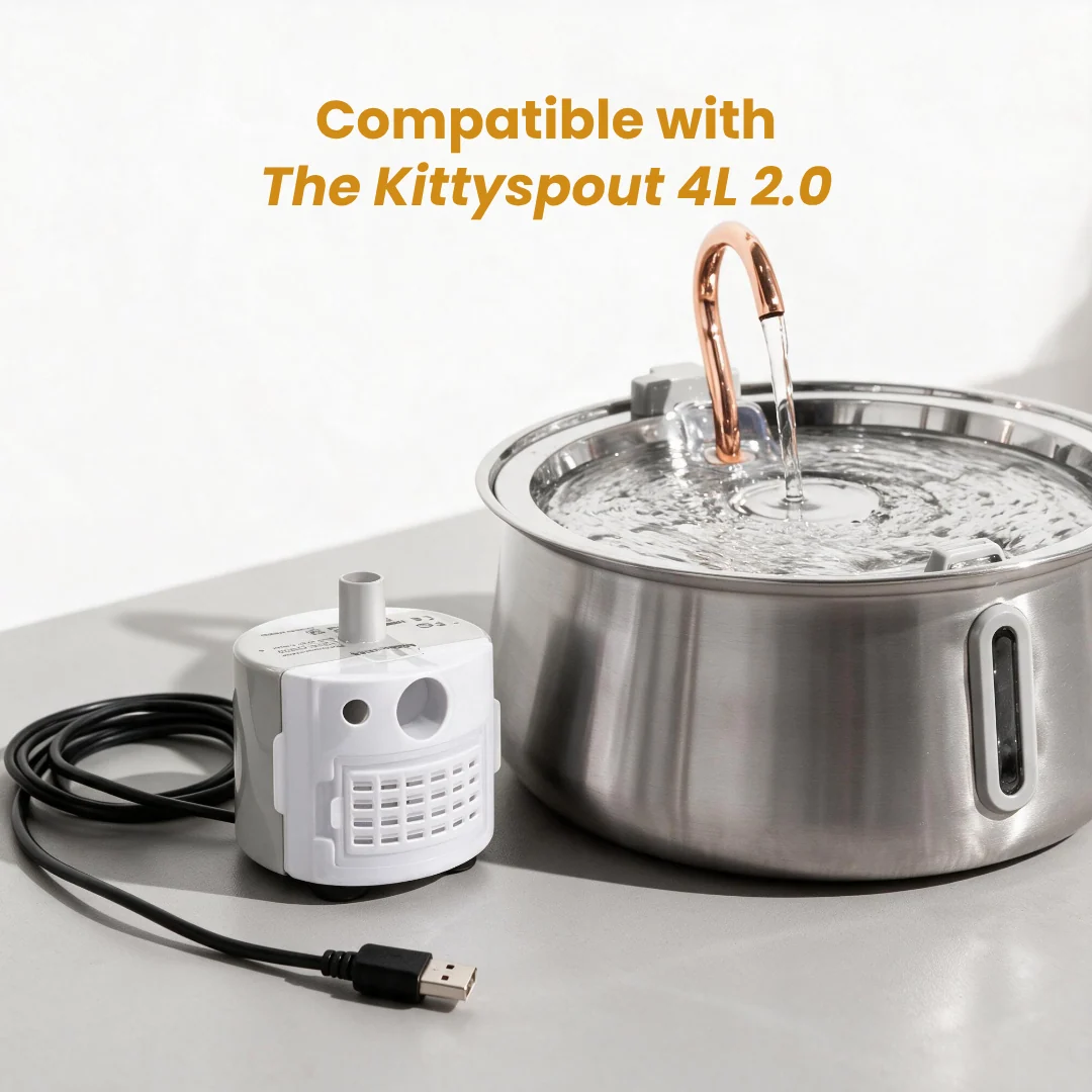 KittySpout Replacement Water Pump for Cat Fountains