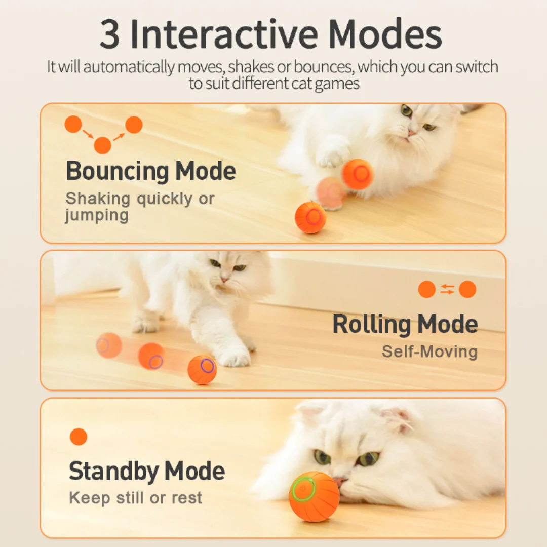 The KittyBall™ Smart Cat Ball for Playtime