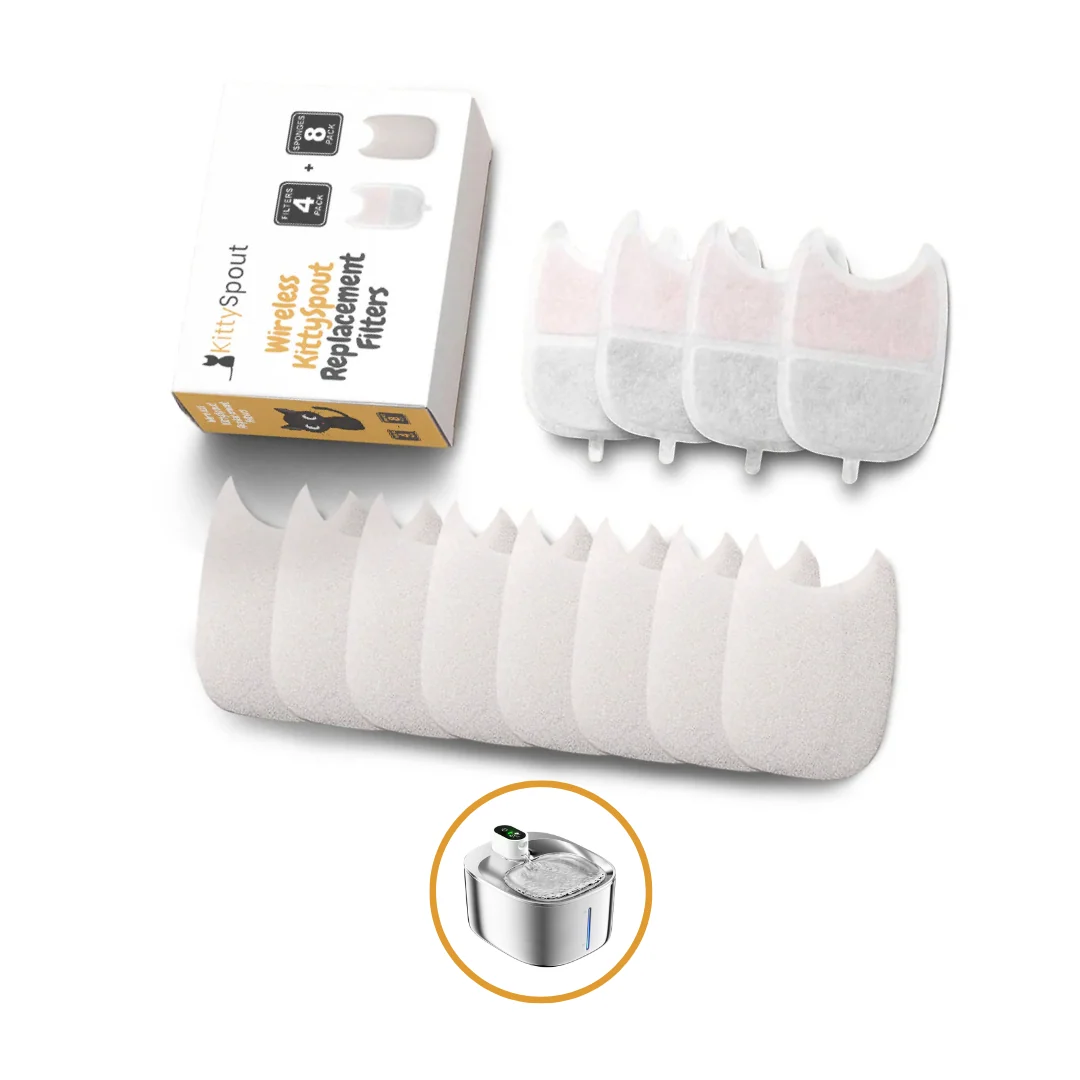 Filtri di ricambio wireless KittySpout con rimozione del 99% delle impurità