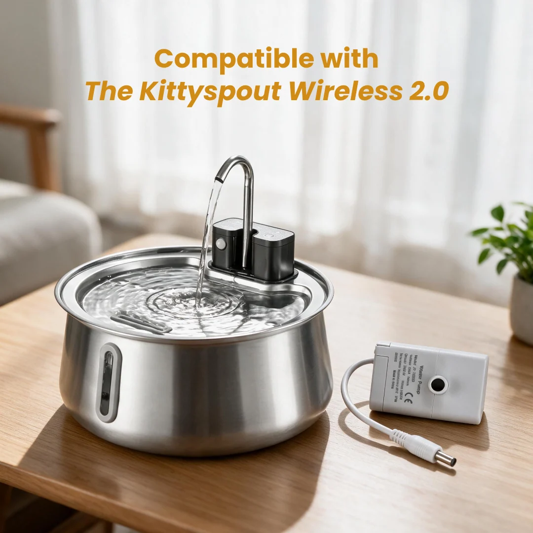 KittySpout Replacement Water Pump for Cat Fountains